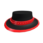 Red Spiky Fedora