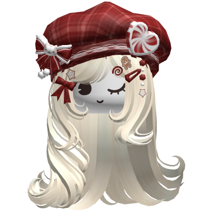 ♡ Christmas Fluffy Beret Combo (Beige)