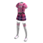 Highschool set pink skirt and socks