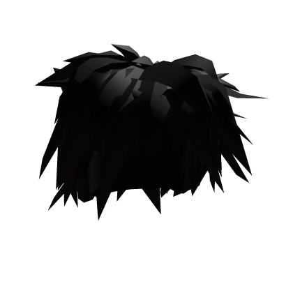 Dark black scene harajuku hair