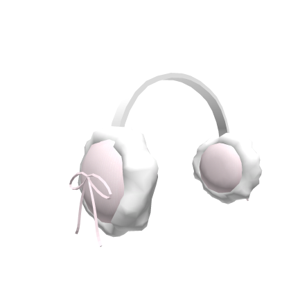 Bow Earmuffs Pink Christmas