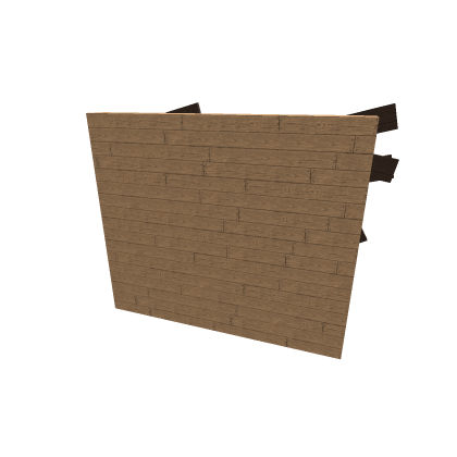 wooden wall with bariccades.