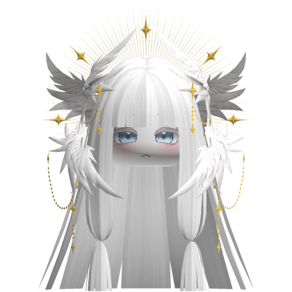 Angelic Anime Hair w/ Wings
