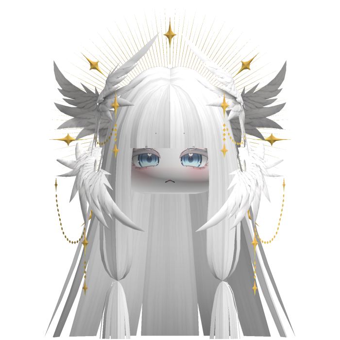 Angelic Anime Hair w/ Wings