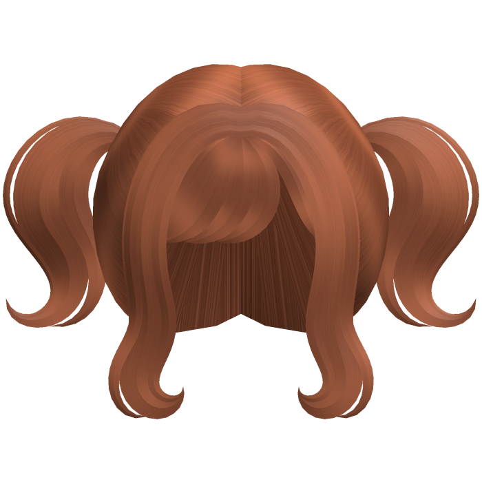 ginger wispy anime cutie mini pigtails
