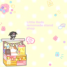 💟Little Reds lemonade stand shop🧸[Alpha]