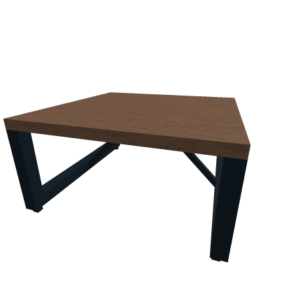 ACNH Ironwood Table (Walnut)