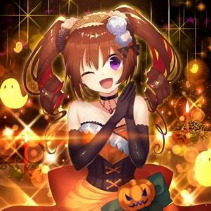 kawaii anime halloween girl Roblox decal