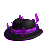 Wing Black Purple Fedora