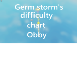 Germ_storm's difficulty chart obby