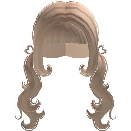 Kawaii Long Layered Wavy Pigtails (Blonde) ᰔ