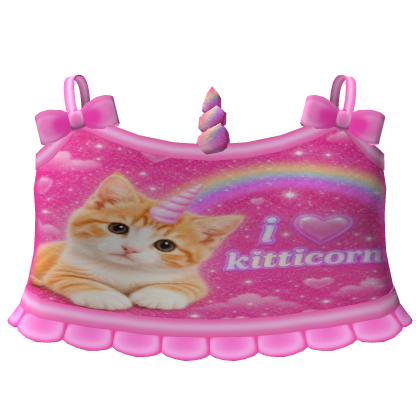 ♡ hot pink rainbow kitty unicorn tweencore  🌈