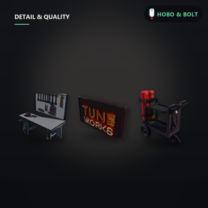Car Tuning Garage & Mechanic Shop Kit preview 1
