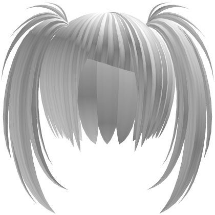 Messy Anime Twintails White