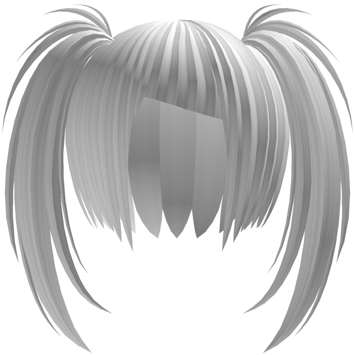 Messy Anime Twintails White