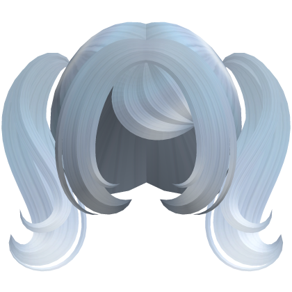 Cute Dolly Curly Pigtails (Sky Blue) Roblox item