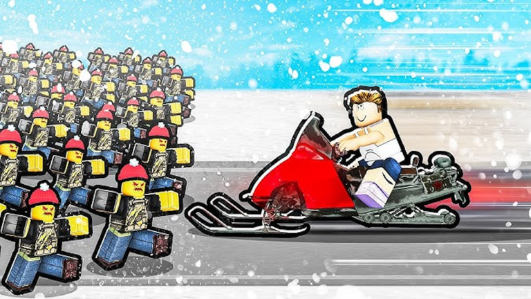 [NEW] 100 Player Sled Ride 🎿 screenshot 4