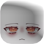 Kawaii Cute Tired Waffle Face (Chocolate)
