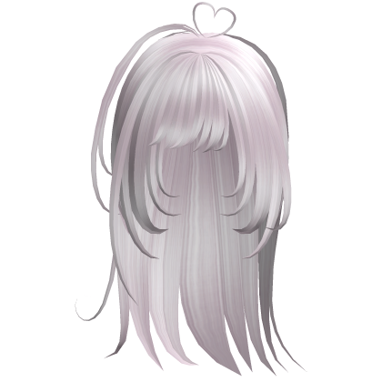 shoujo anime hair with heart cowlick pink Roblox item
