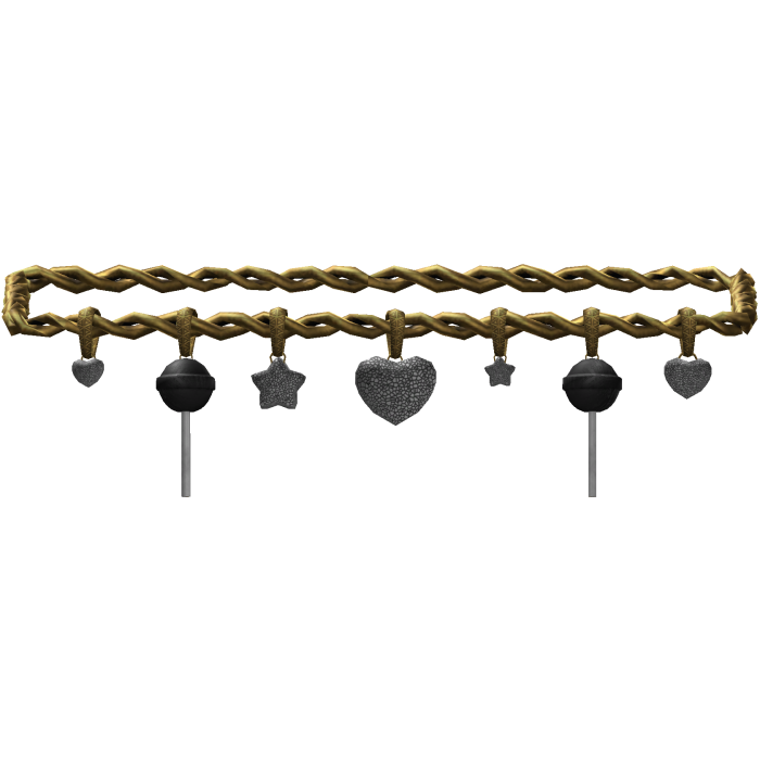 Gold & Black Candy Belt