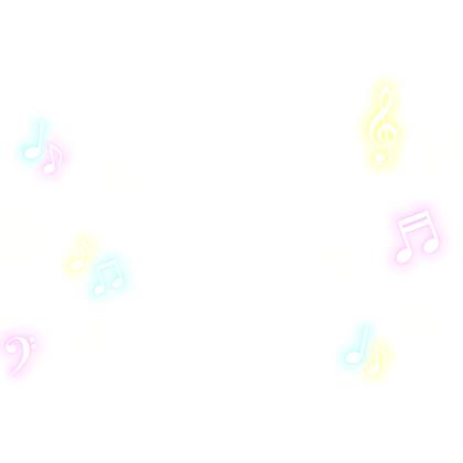 ♡ : glowing pastel kawaii music notes aura Roblox item