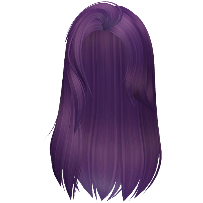 Long Purple Hair