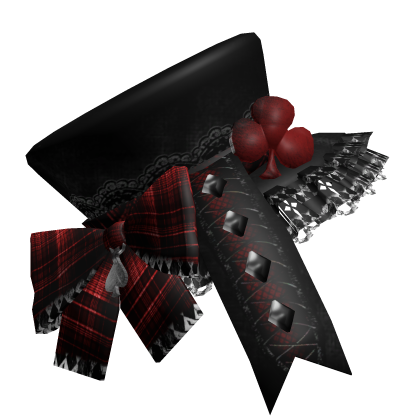 red clover bow hat at the tea party ♧  .