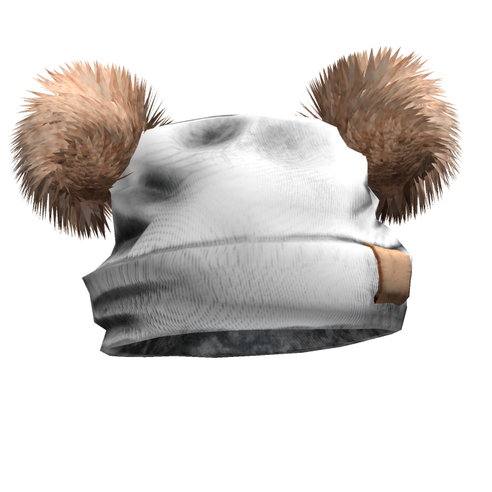 Y2K Double Fur Pom Beanie (White)