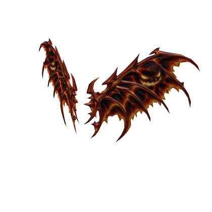 Black Orange Wings Pumpkin Halloween Roblox item