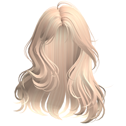 Blonde Lush Romantic Straight Hair Roblox item