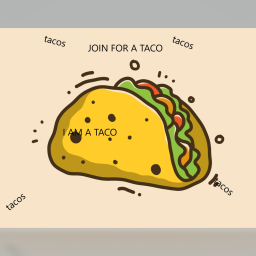 i am a raining taco