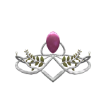 Evergreen Pink Gem Crown