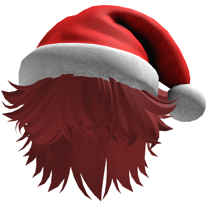 Beautiful hair emo y2k Christmas beret (Red)