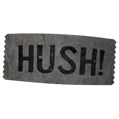 Hush! Mouth Duct Tape Roblox item