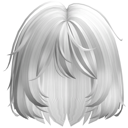 Short Fluffy Layered Hair (White)