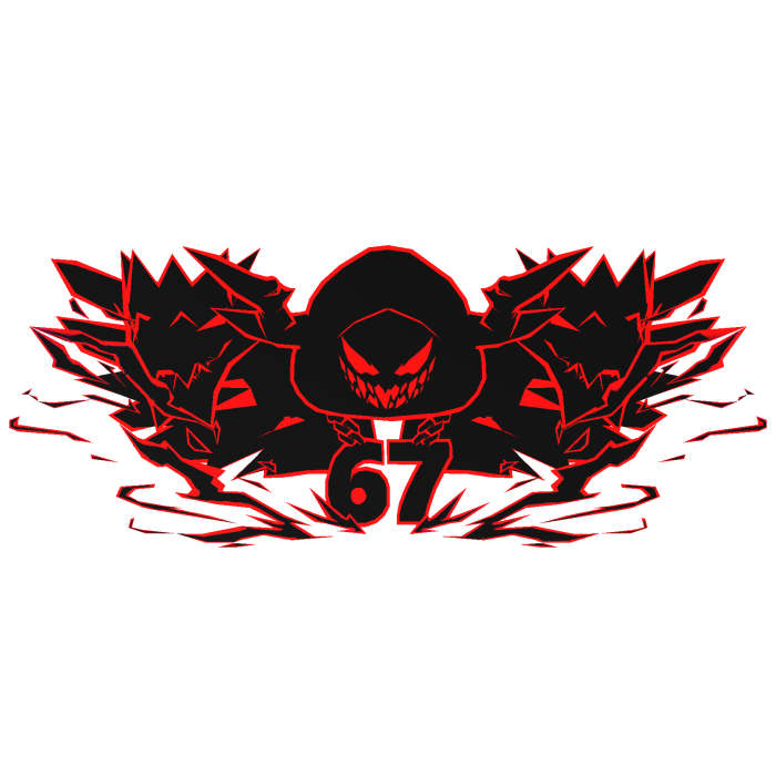 Cartoony Red Hood Aura Dragon Wings Combo