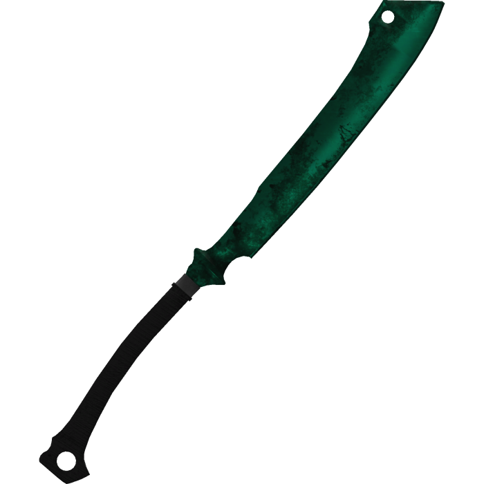 Rusty Horror Machete Cleaver Green Korblox