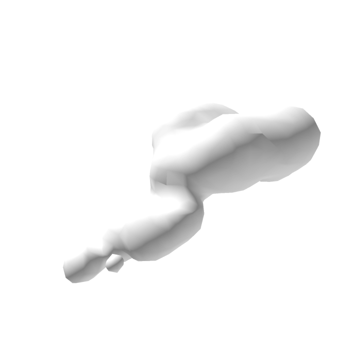 Fluffy cute soft white cloud scarf