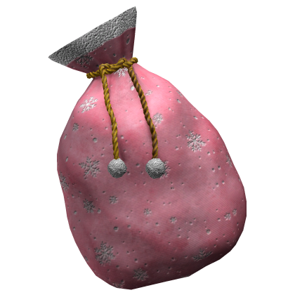 Christmas Santa's Bag Pink and Gold