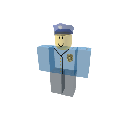 ghostly police officer (2) he offers you a dounut!