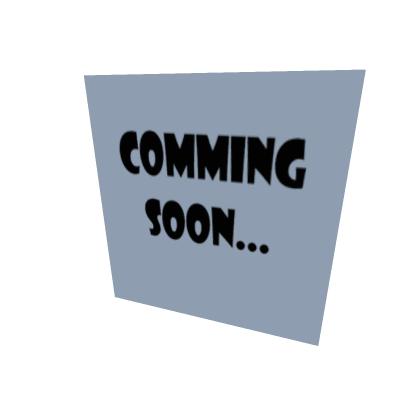 comming soon sign