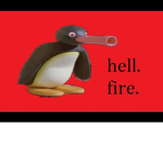 DEMON PENGUIN DEMON PENGUIN I EAT YOU