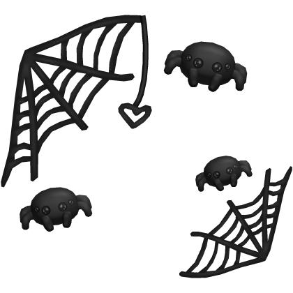 creepycute kawaii halloween spider webs