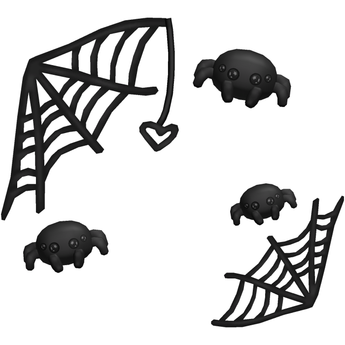 creepycute kawaii halloween spider webs