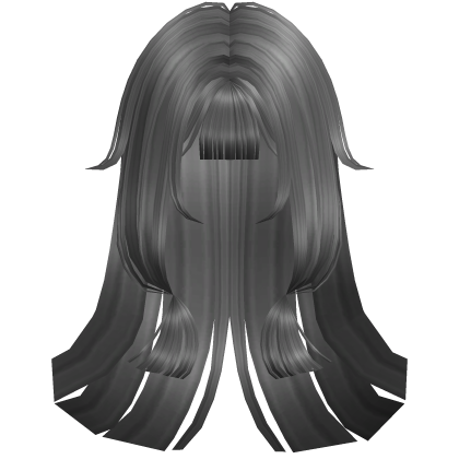 Soft Anime Straight Hime Hair (Gray)