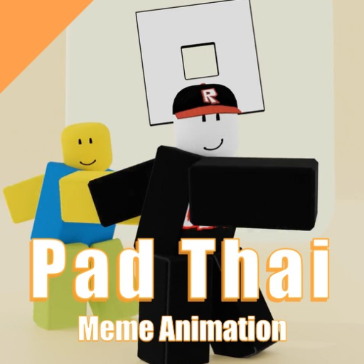  (Doomer Dance) Pad Thai Meme Animation official Roblox game thumbnail
