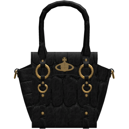 Black Vivienne Westwood Baddie Purse Bag