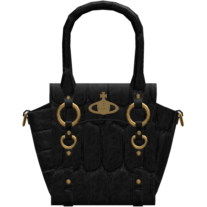 Black Vivienne Westwood Baddie Purse Bag