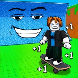 (NEW WORLD) +1 Speed Skateboard Tsunami Escape  icon