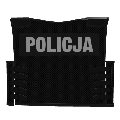 Polish Police Tactical Black Vest With Pouches thumbnail